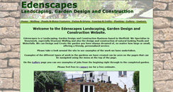 Desktop Screenshot of edenscapes.co.uk